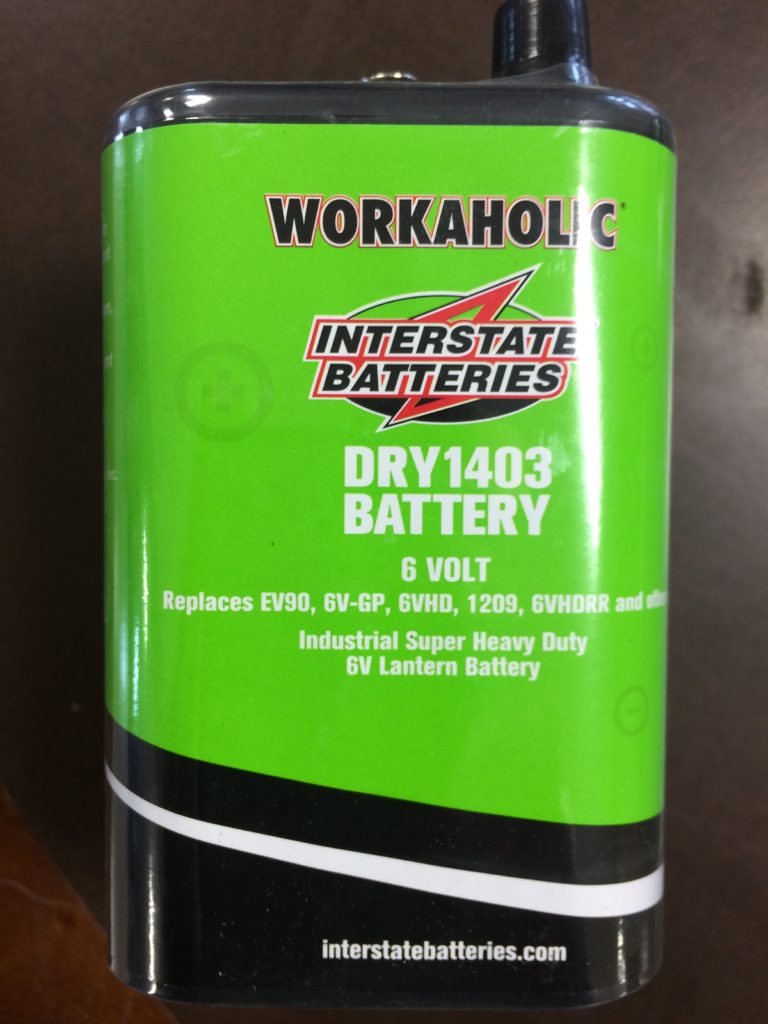 6 Volt Battery Clauss Specialties, Inc.